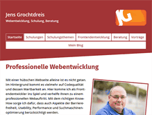 Tablet Screenshot of grochtdreis.de